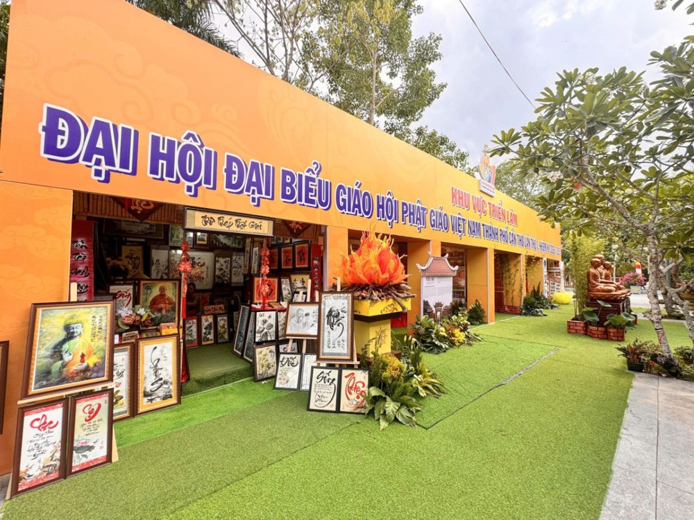 Cần Thơ: Không gian triển lãm Đại hội Đại biểu Phật giáo TP. Cần Thơ lần thứ I, nhiệm kỳ 2026–2031