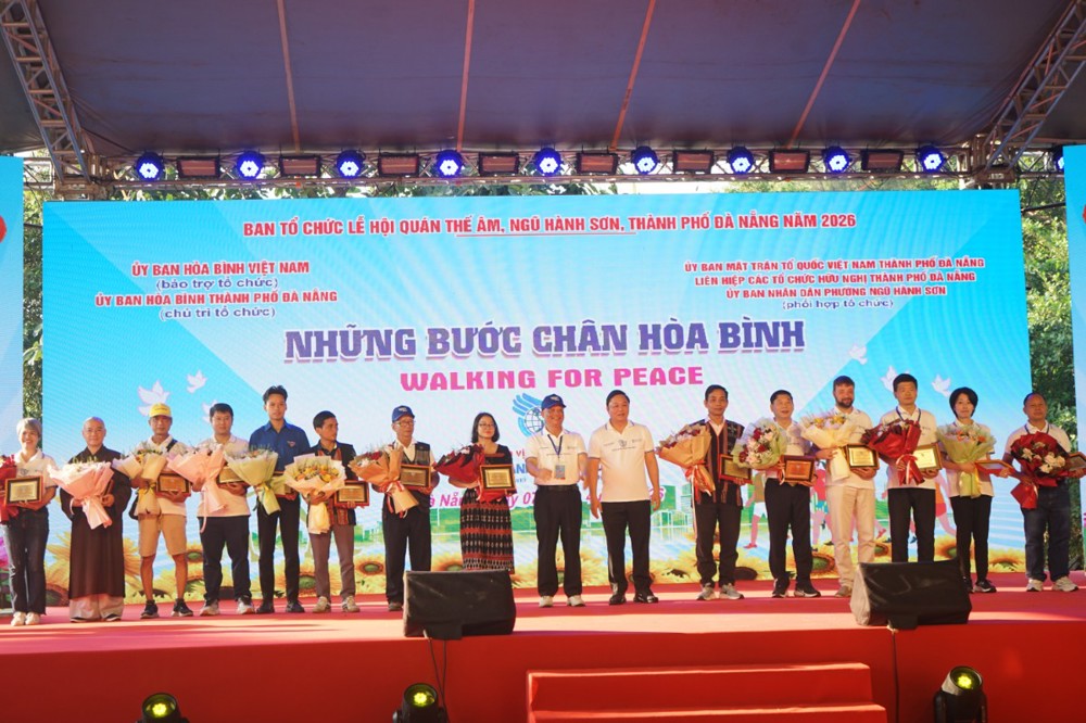 Đà Nẵng: Hơn 600 người tham gia đi bộ vì hòa bình năm 2026