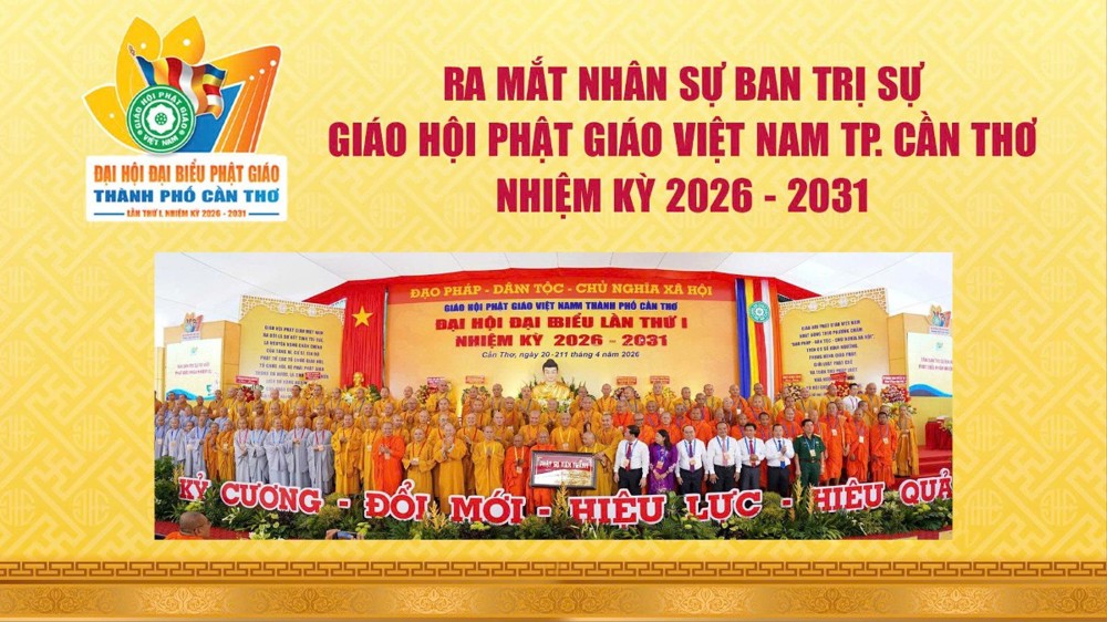 [Video] Ra mắt nhân sự Ban Trị sự GHPGVN TP. Cần Thơ, nhiệm kỳ 2026-2031