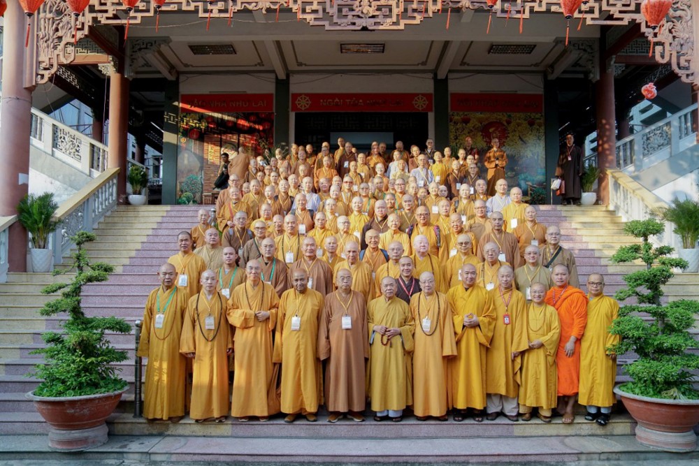 TP.HCM: Phái đoàn Phật giáo Hoa Tăng Thế giới thăm và vấn an chư tôn đức lãnh đạo Trung ương Giáo hội