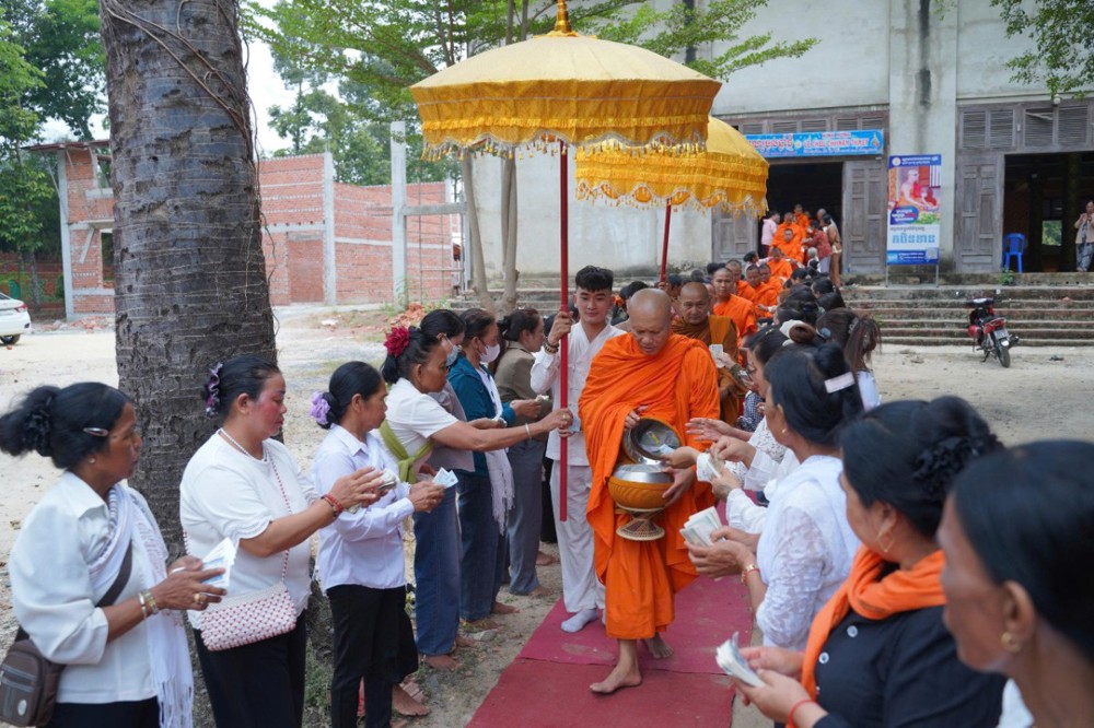 Đồng Nai: Trang nghiêm lễ rước chư thiên và đặt bát 50 vị tại chùa Sóc Lớn nhân Tết Chol Chnam Thmay