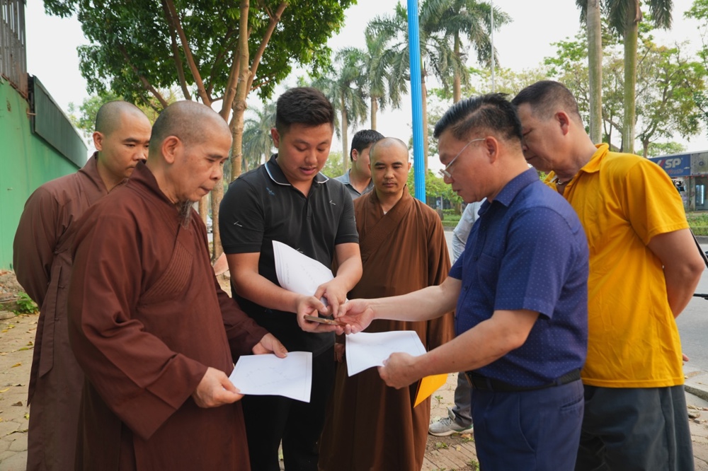 Hà Nội: Hoàn tất cắm mốc, bàn giao ranh giới dự án Trung tâm Văn hóa Phật giáo Thủ đô