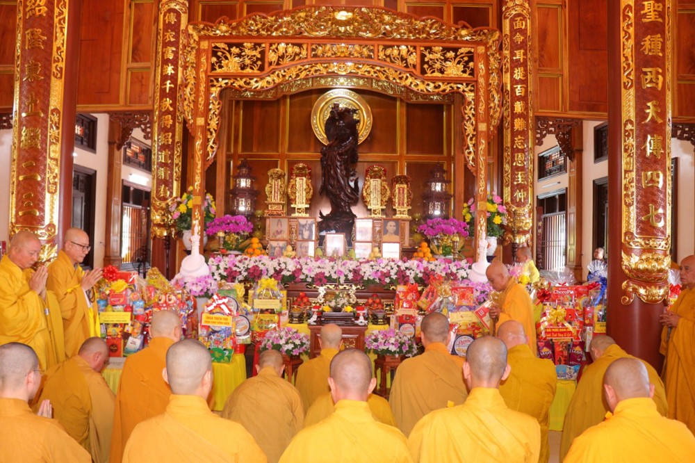 Vĩnh Long: chùa Tiên Đài trang nghiêm tổ chức hiệp kỵ chư vị tiền bối hữu công 