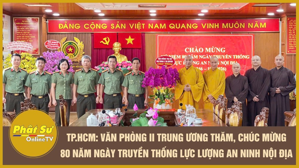 [Video] TP.HCM: Văn phòng II Trung ương thăm, chúc mừng 80 năm Ngày truyền thống lực lượng An ninh nội địa