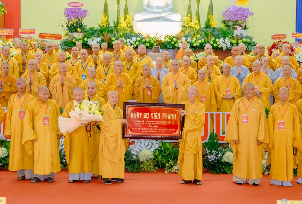 Thượng tọa Thích Quảng Tâm tái cử Trưởng Ban Trị sự GHPVN tỉnh Tây Ninh, nhiệm kỳ 2026–2031