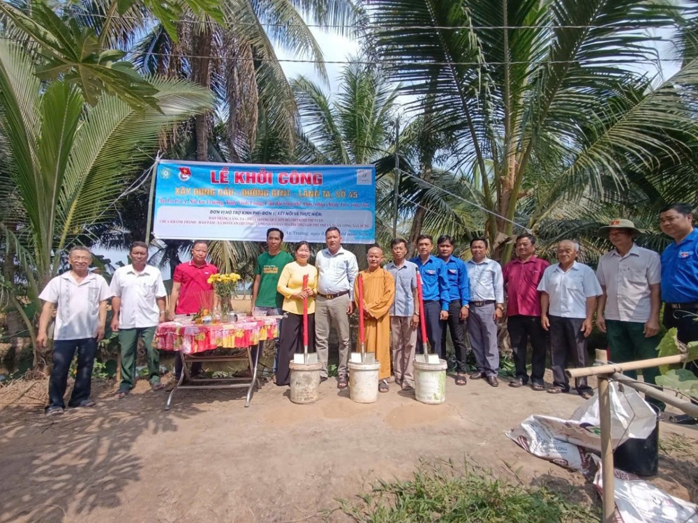 Vĩnh Long: Khởi công xây dựng cầu, mở đường – Lan tỏa tinh thần phụng sự cộng đồng