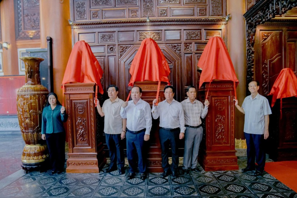 An Giang: Trang nghiêm An vị tôn tượng chư vị lãnh đạo Đảng, Nhà nước và Bí thư tỉnh ủy tỉnh qua các thời kỳ