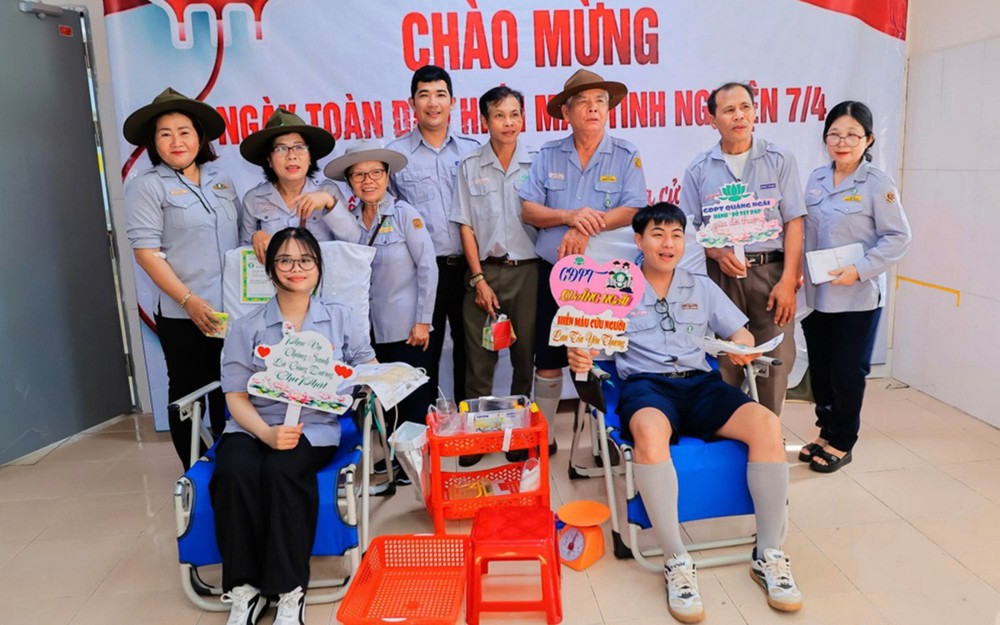 Quảng Ngãi: GĐPT hiến máu – Dâng hoa Từ bi mừng vía Bồ Tát Quán Thế Âm