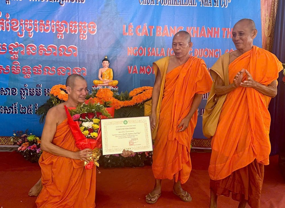 An Giang: Khánh thành Giảng đường và các hạng mục tại chùa Nha Si Cũ xã Long Thạnh