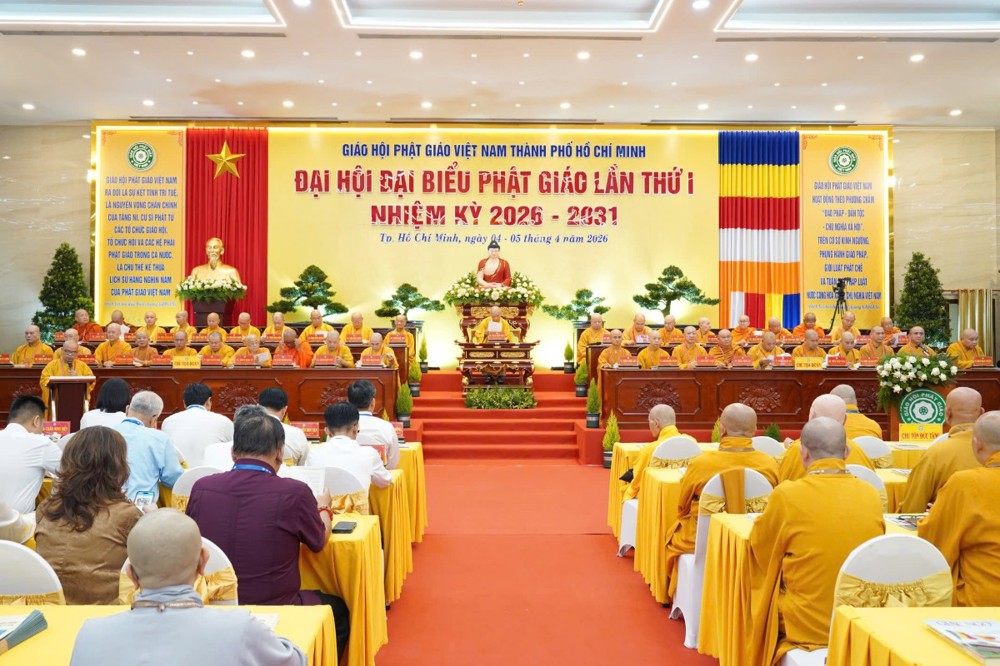 Ngày thứ nhất Đại hội đại biểu Phật giáo Thành phố Hồ Chí Minh lần I, nhiệm kỳ 2026-2031