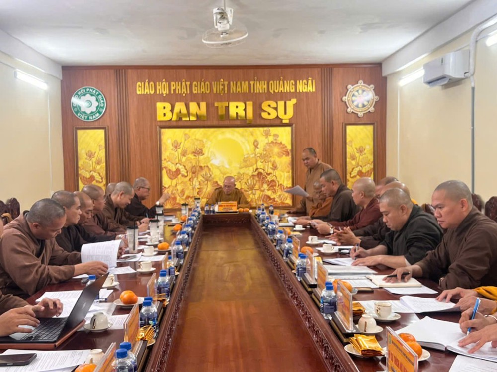 Quảng Ngãi: Phiên họp triển khai nhân sự cho Đại hội Phật giáo nhiệm kỳ 2026–2031