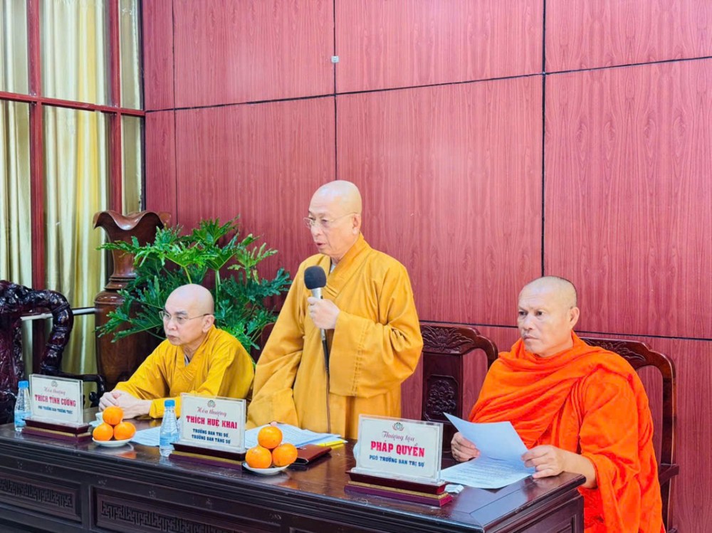 Đồng Nai: Ban Trị sự GHPGVN tỉnh họp phiên đầu tiên nhiệm kỳ 2026-2031