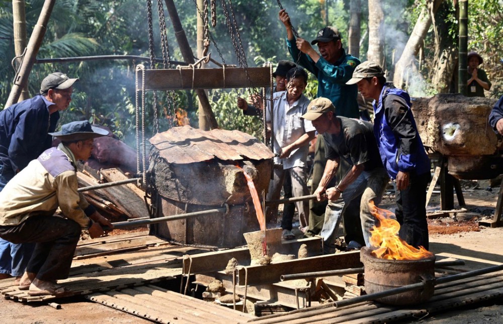 Đắk Lắk: Trang nghiêm Lễ chú nguyện đúc chuông Quán Âm Đại hồng tại Phật đường Pô Lăn