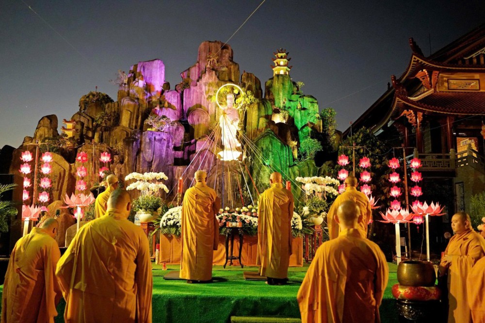 An Giang: Chùa Bửu Thọ trang nghiêm tổ chức lễ vía Bồ Tát Quán Thế Âm