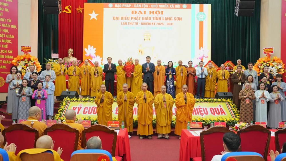 Lạng Sơn: Thượng tọa Thích Quảng Truyền được tái suy cử Trưởng BTS GHPGVN tỉnh nhiệm kỳ V (2026 - 2031)