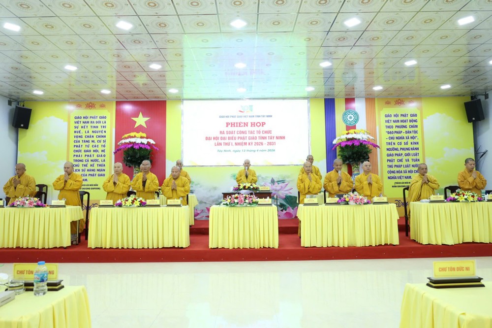 Tây Ninh: Kiện toàn công tác tổ chức Đại hội Phật giáo tỉnh lần thứ l