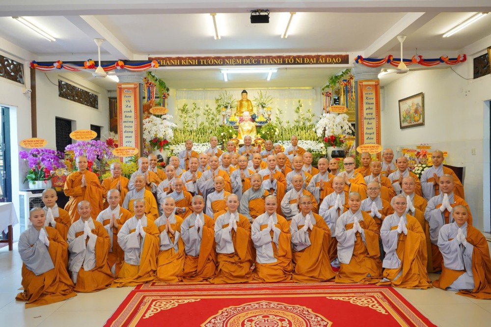 Đồng Tháp: Trang nghiêm tưởng niệm Thánh tổ Ni Đại Ái Đạo và chư Ni tiền bối hữu công Việt Nam tại chùa Tịnh Nghiêm năm Bính Ngọ