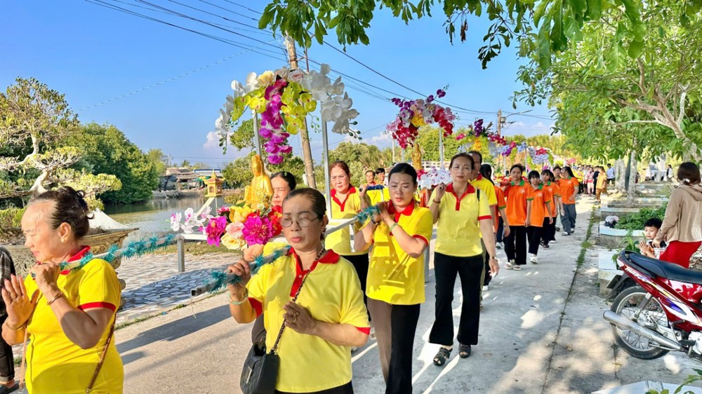 Cà Mau: Lễ hội kính mừng Khánh đản Đức Bồ tát Quan Thế Âm tại chùa Vạn Phước xã Nguyễn Việt Khái