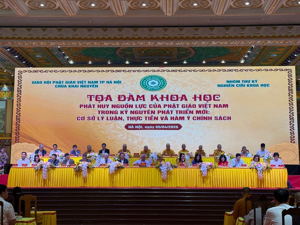 Hà Nội:  Khai mạc Tọa đàm khoa học với chủ đề: “Phát huy nguồn lực của Phật giáo Việt Nam trong kỷ nguyên phát triển mới: Cơ sở lý luận, thực tiễn và hàm ý chính sách”,