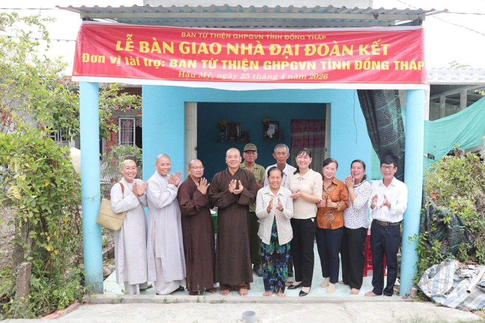 Đồng Tháp: Ban Từ thiện Xã hội Phật giáo tỉnh lan tỏa tinh thần từ bi qua chuỗi hoạt động an sinh hướng về Đại lễ Phật Đản PL.2570