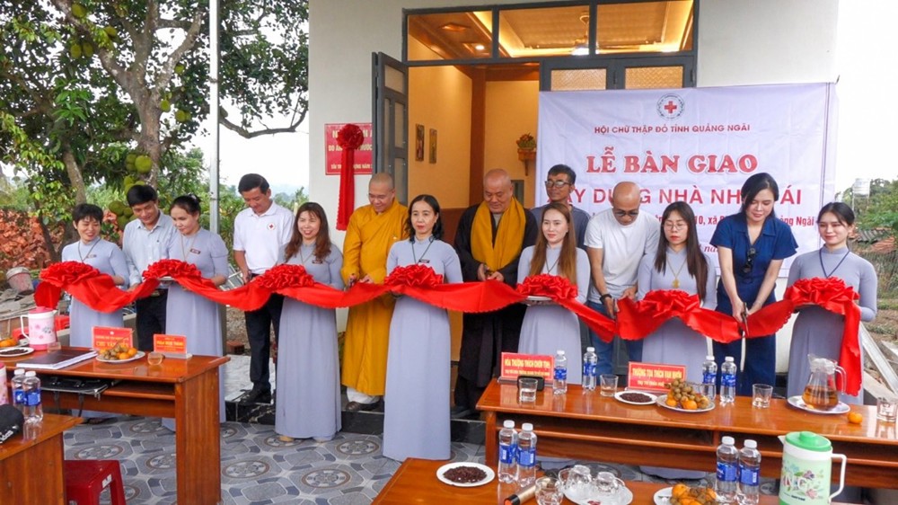 Quảng Ngãi: Khánh thành điểm trường Mầm non và Nhà Nhân Ái, hướng về Đại hội Đại biểu Phật giáo tỉnh