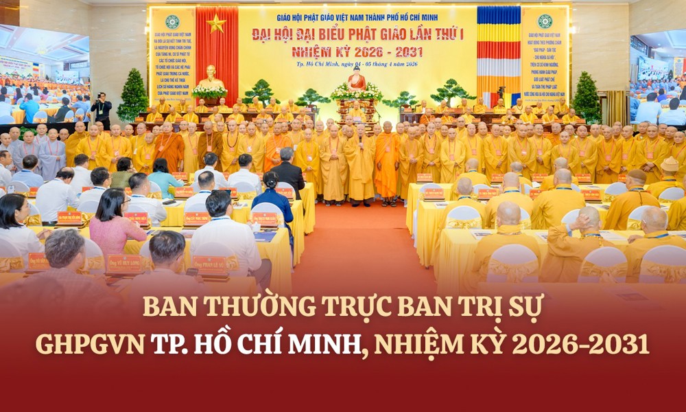 Danh sách và chức danh Ban Thường trực Ban Trị sự GHPGVN TP.HCM, nhiệm kỳ 2026-2031
