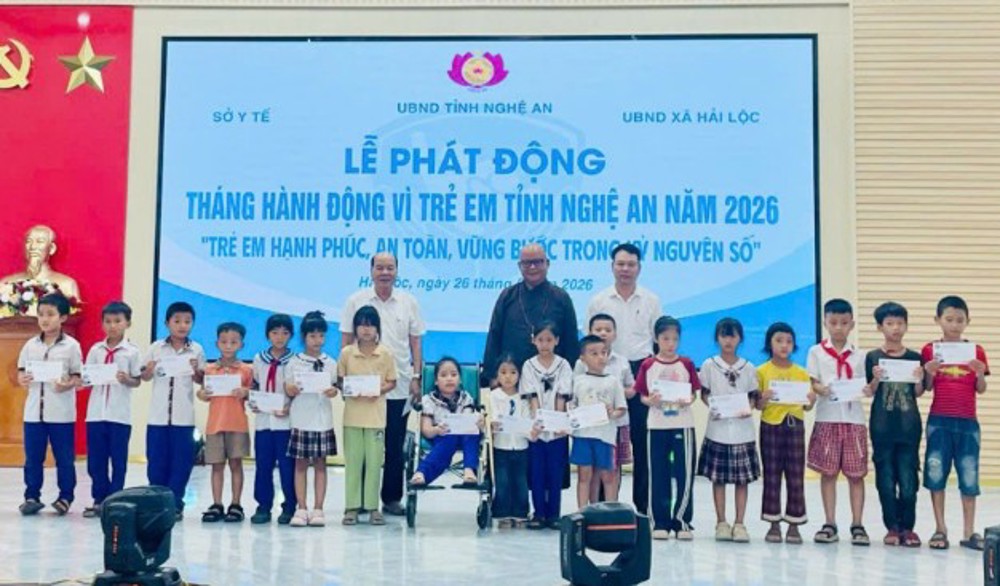 Nghệ An: Chùa Đông Yên trang nghiêm cử hành nghi thức tắm Phật và nhiều hoạt động ý nghĩa nhân mùa Phật đản PL.2570 – DL.2026