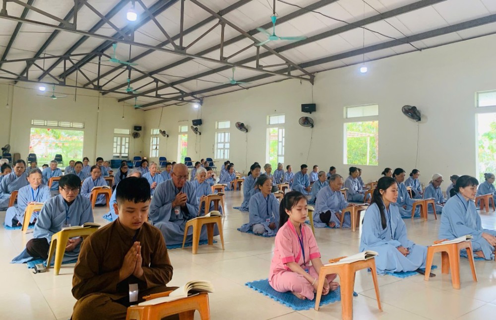 Thanh Hóa: Chùa Đống Cao tổ chức khóa cộng tu niệm Phật một ngày