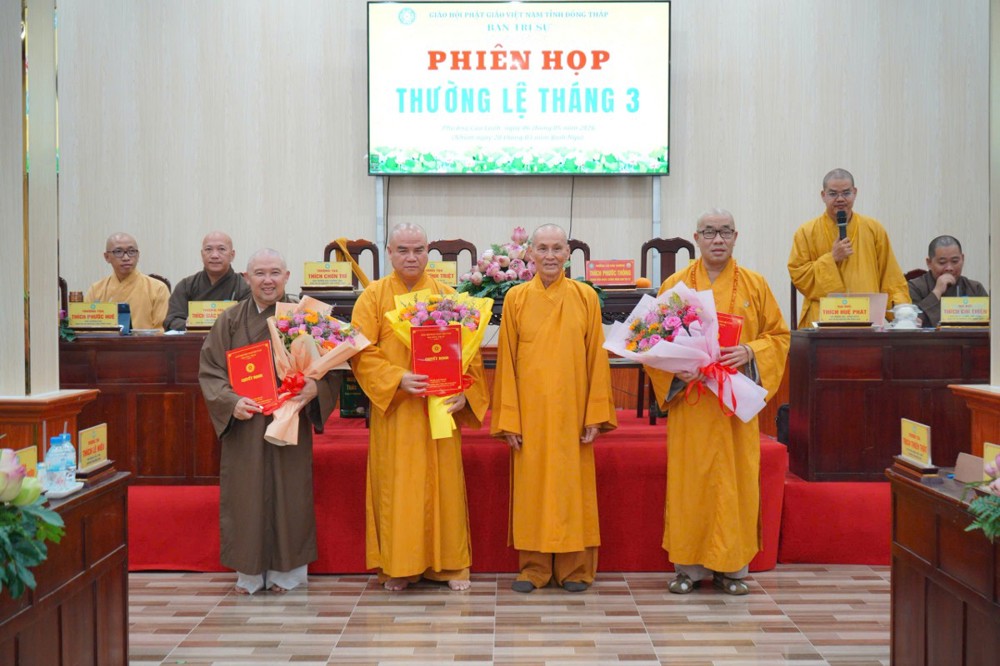 Đồng Tháp: Phiên họp lệ - Triển khai quyết định chuẩn y nhân sự Ban Trị sự Phật giáo tỉnh nhiệm kỳ 2026 - 2031  