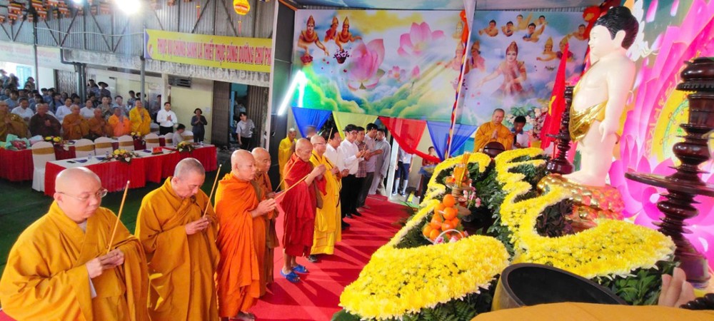 Cà Mau: Ban Trị sự GHPGVN tỉnh trang nghiêm Đại lễ Phật đản PL.2570 và kỷ niệm 45 năm thành lập Phật giáo tỉnh tại Tổ đình chùa Quan Âm (Phật Tổ)