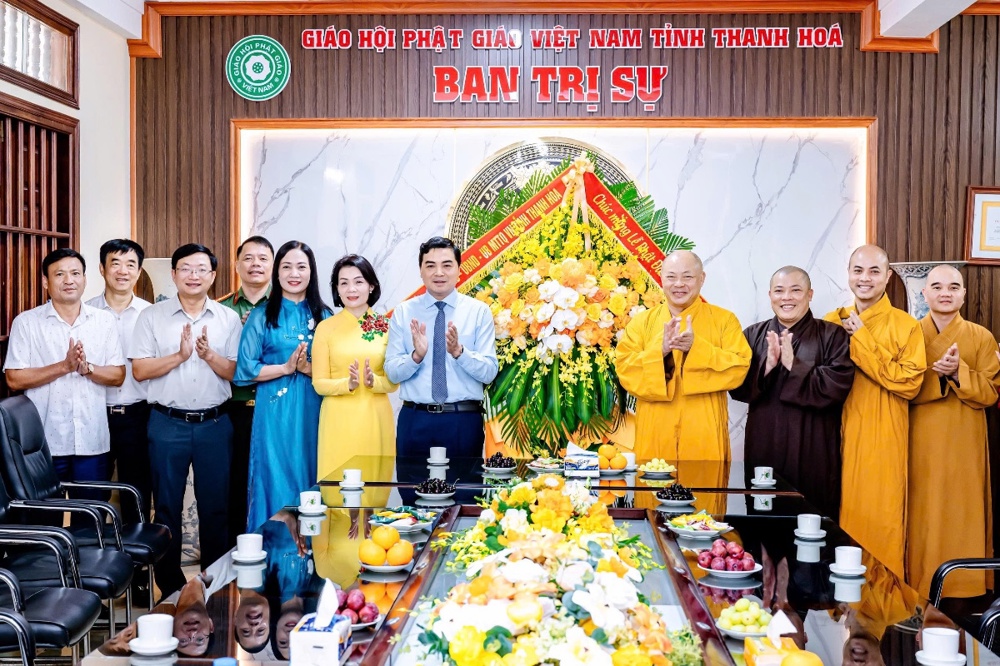 Thanh Hoá: Chủ tịch UBND tỉnh Nguyễn Hoài Anh chúc mừng Đại lễ Phật đản PL.2570 - DL.2026