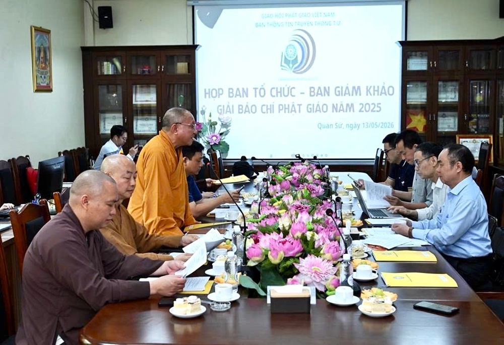 Hà Nội: Gấp rút chấm chung khảo Giải báo chí Phật giáo năm 2025