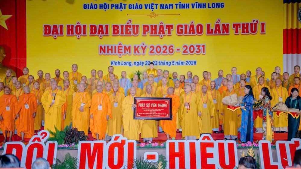 Vĩnh Long: Long trọng khai mạc Đại hội Đại biểu Phật giáo tỉnh lần thứ I, nhiệm kỳ 2026–2031