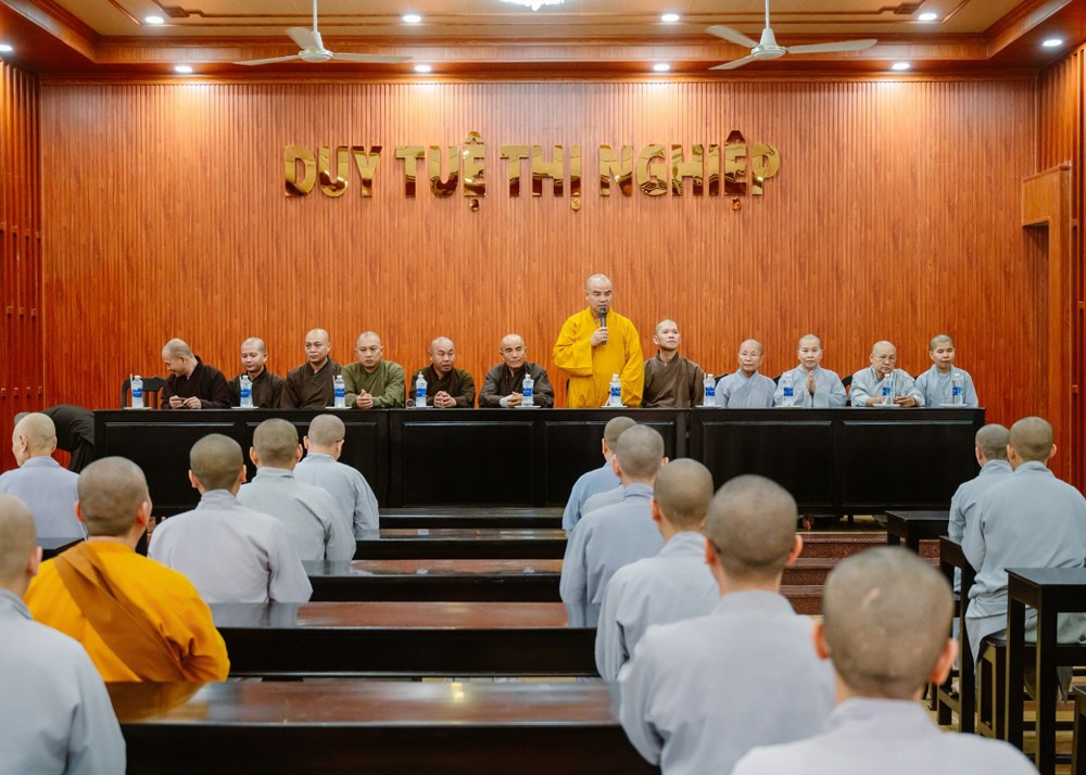 Đồng Tháp: Ban Trị sự và Ban Giám hiệu rà soát công tác tổ chức An cư tại Trường Trung cấp Phật học tỉnh