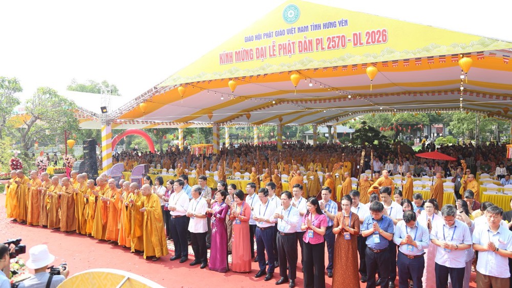 Hưng Yên trang nghiêm tổ chức Đại lễ Phật đản Phật lịch 2570