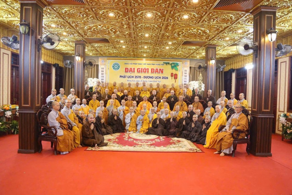 59 giới tử được thụ giới tại Đại giới đàn tỉnh Hưng Yên năm 2026