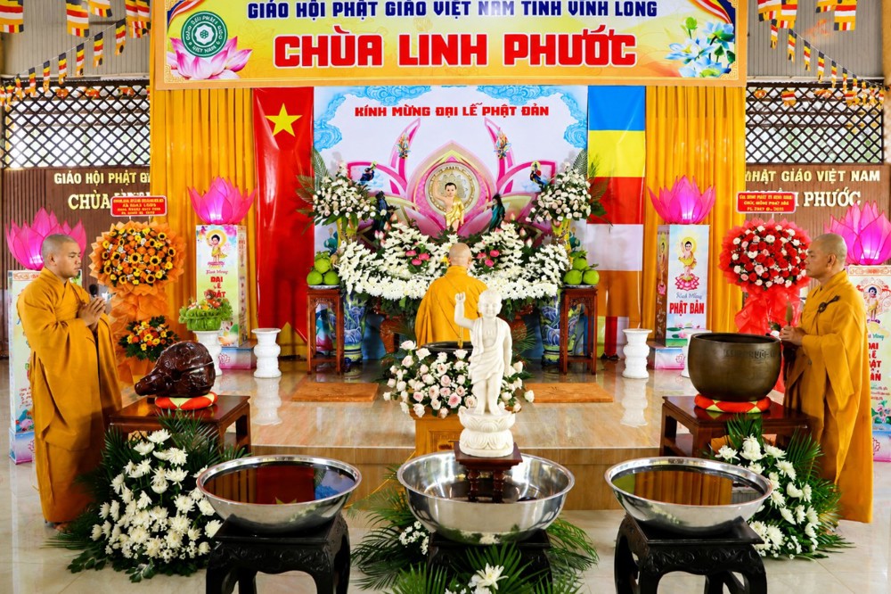 Vĩnh Long: Chùa Linh Phước trang nghiêm kính mừng Đại lễ Phật Đản PL. 2670 – DL. 2026