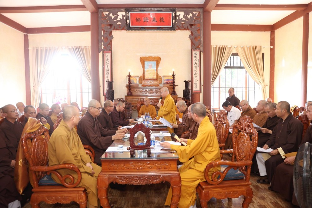 Đà Nẵng: Ban trị sự GHPGVN TP.Đà Nẵng họp khẩn kiện toàn Ban Tổ chức và triển khai công tác tổ chức Tang lễ cố Trưởng lão HT.Thích Phước Minh