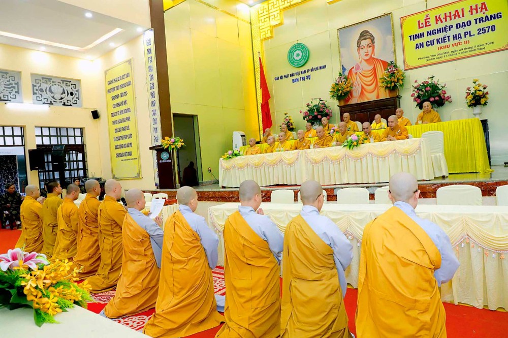 TP.HCM: Khai giảng khóa An cư Kiết hạ - tăng trưởng Giới - Định - Tuệ