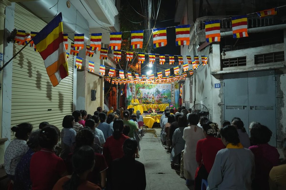 Hà Nội: Mùa Phật đản trở về giữa lòng khu dân cư Tựu Liệt 
