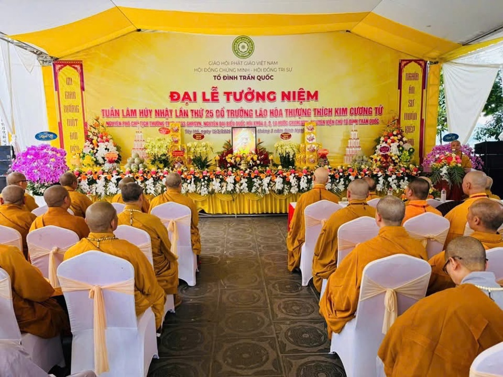 Hà Nội: Tưởng niệm 25 năm ngày Trưởng lão Hòa thượng Thích Kim Cương Tử viên tịch