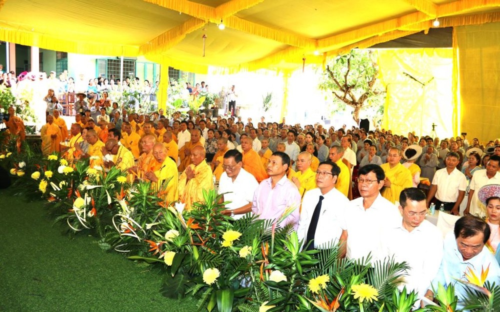 Đà Nẵng: Đặt đá đại trùng tu chùa Hòa Thọ, tiếp nối đạo mạch hơn nửa thế kỷ vùng đất Cẩm Lệ 