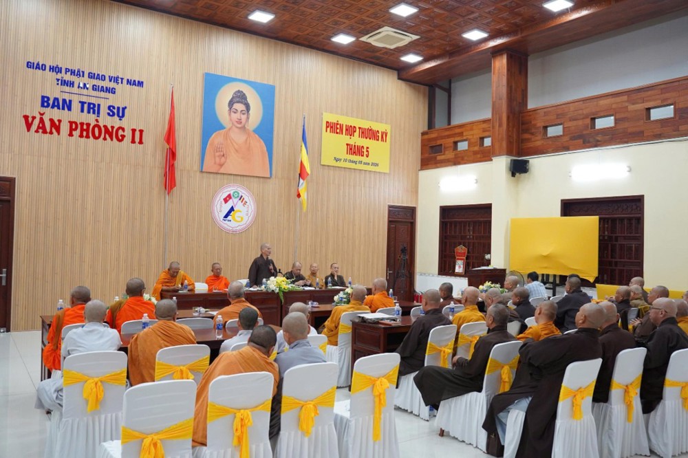An Giang: Ban Thường trực BTS GHPGVN tỉnh họp thường kỳ triển khai nhiều Phật sự trọng tâm