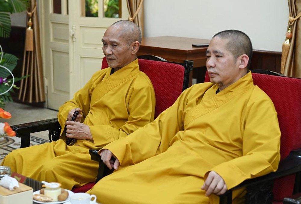 Lào Cai: Đoàn công tác Tỉnh ủy, HĐND, UBND, Ủy ban MTTQ Việt Nam tỉnh thăm và chúc mừng Trung ương GHPGVN nhân mùa Phật đản PL.2570插图11