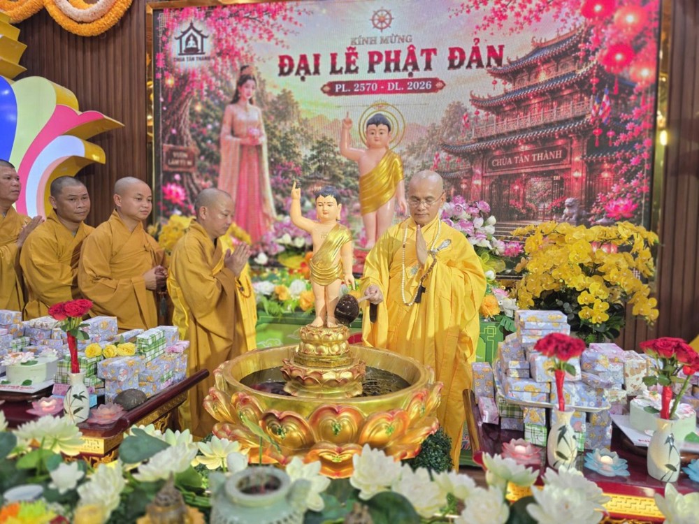 Đà Nẵng: Chùa Tân Thành trang nghiêm tổ chức Đại lễ Phật đản PL.2570