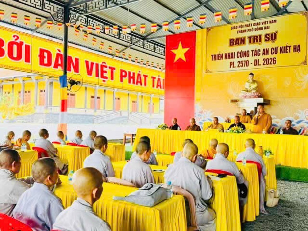 Đồng Nai: Ban Trị sự GHPGVN thành phố họp triển khai công tác An cư kiết hạ PL.2570 tại các khu vực