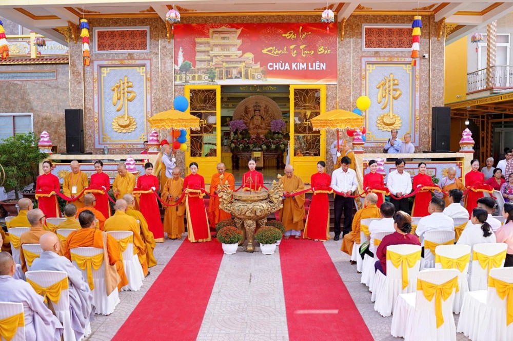 Cần Thơ: Chùa Kim Liên trang nghiêm tổ chức Đại lễ Khánh tạ Tam bảo