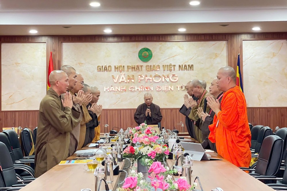 Ban Chỉ đạo Trung ương họp với đại diện Ban Trị sự Phật giáo tỉnh Đắk Lắk về công tác Đại hội