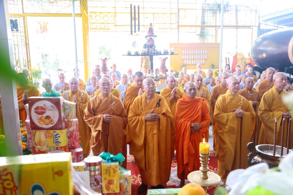 Cần Thơ: Trang nghiêm Lễ húy kỵ cố Trưởng lão Hòa thượng Thích Huệ Trường