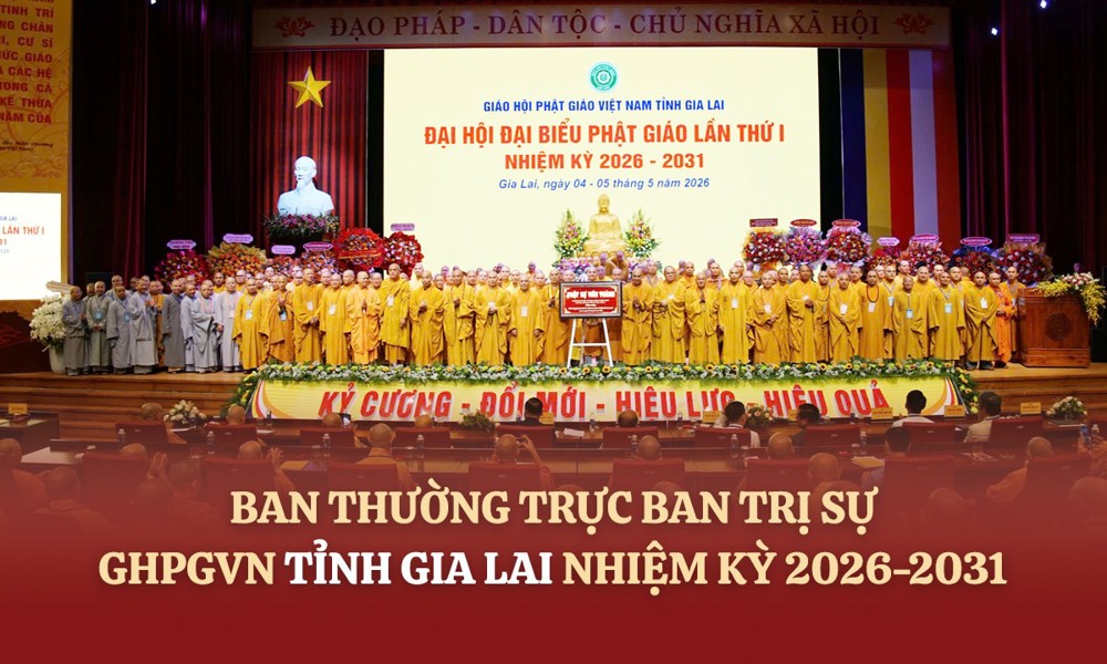 Danh sách và chức danh Ban Thường trực Ban Trị sự GHPGVN tỉnh Gia Lai, nhiệm kỳ 2026-2031